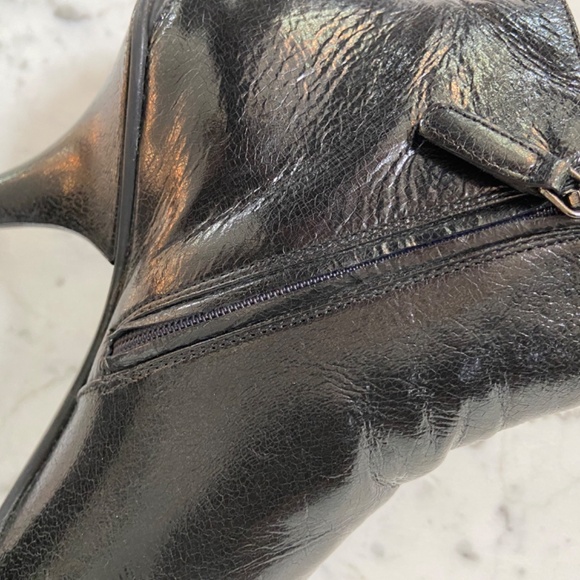 prada patent black ankle  bootie - Picture 3 of 5